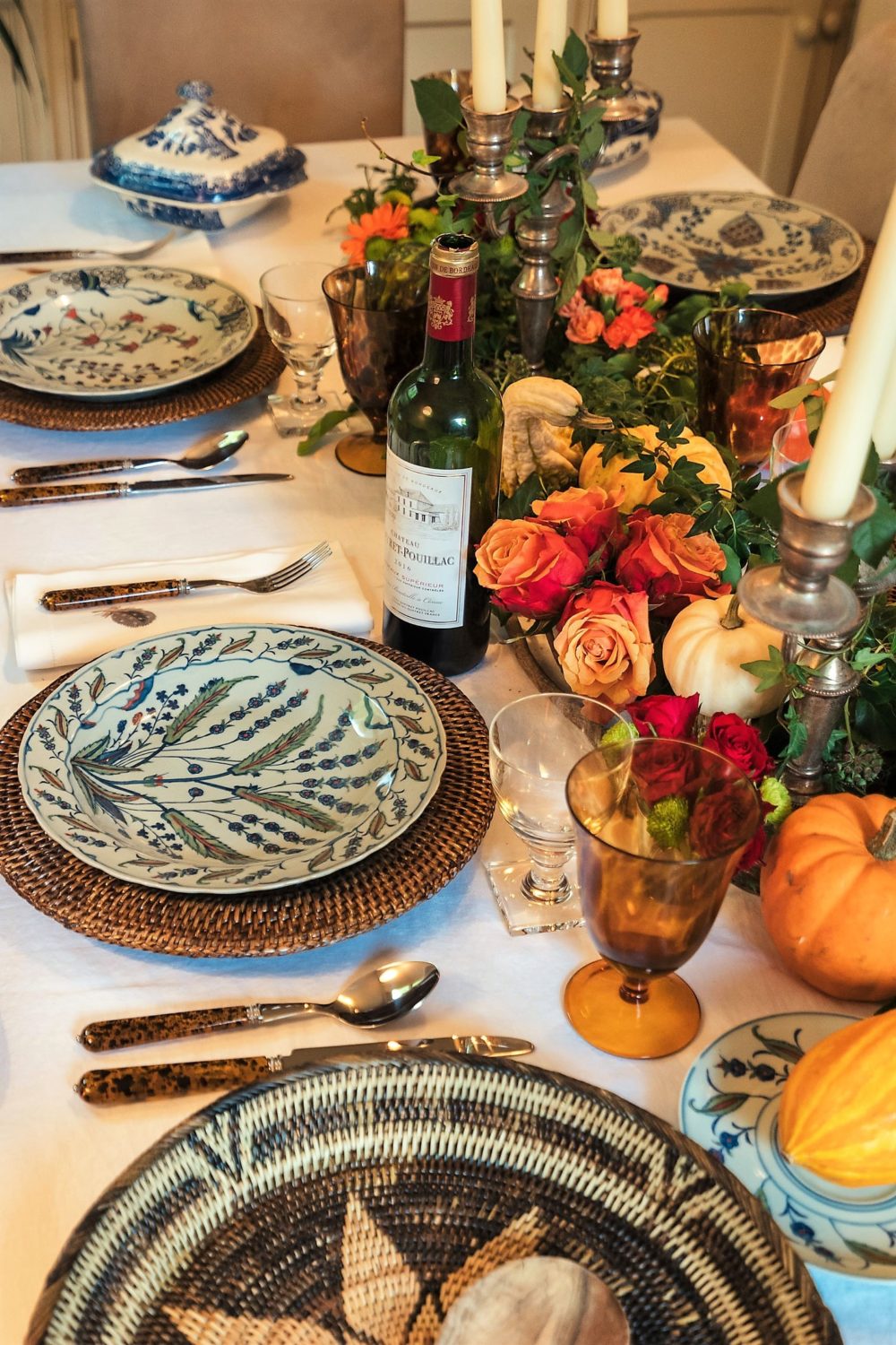 Louise Roe Front Roe Autumn Tablescape