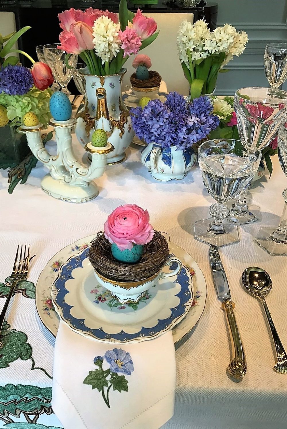 Nasiba Adilova Easter Tablescape